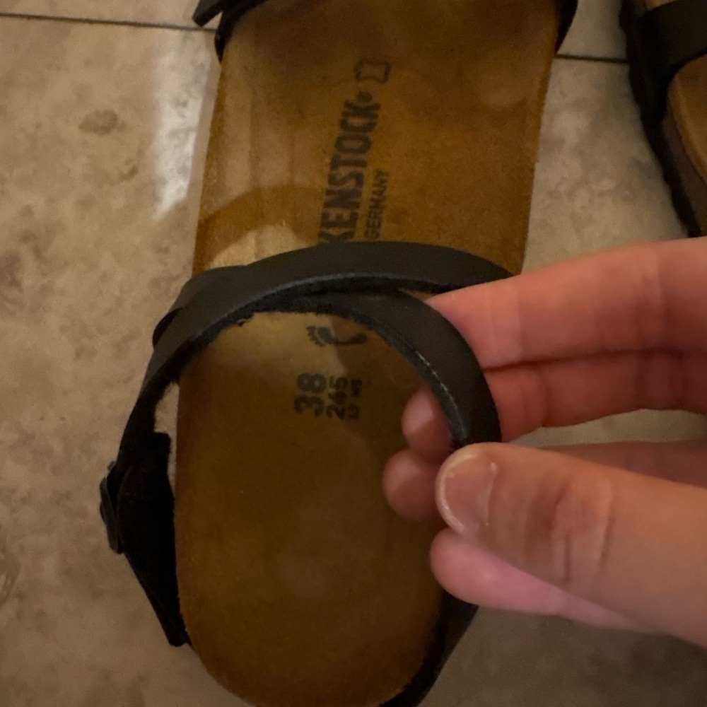 Birkenstock Daloa Black Ankle Strap Sandals - Picture 6 of 9